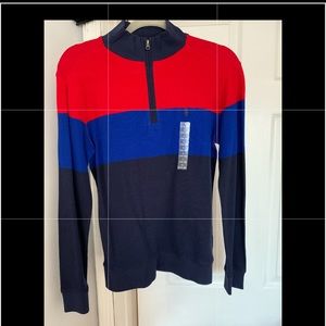 Ralph Lauren Boys Quarter-Zip Sweater New